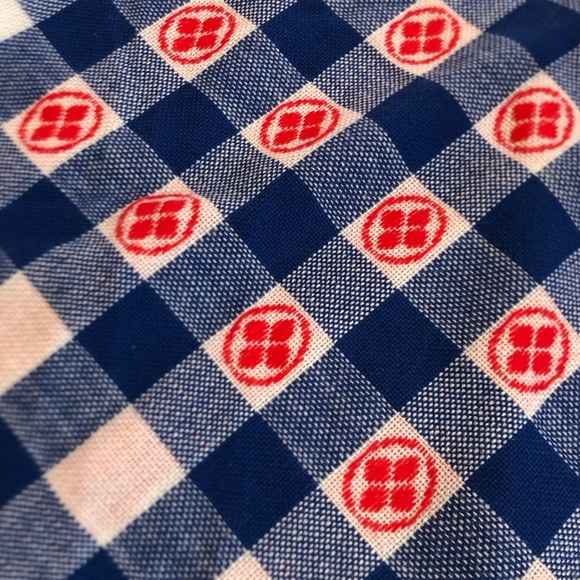 Handmade Colourful Checkered Fabric Tablecloth - Picture 10 of 15
